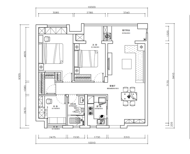 融創(chuàng)瀾岸簡約美式風(fēng)格裝修效果圖 融創(chuàng)瀾岸簡約美式風(fēng)格裝修效果圖