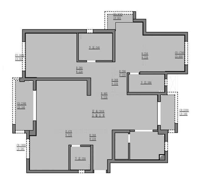 華發(fā)外灘首府美式輕奢風格裝修效果圖 華發(fā)外灘首府美式輕奢風格裝修效果圖
