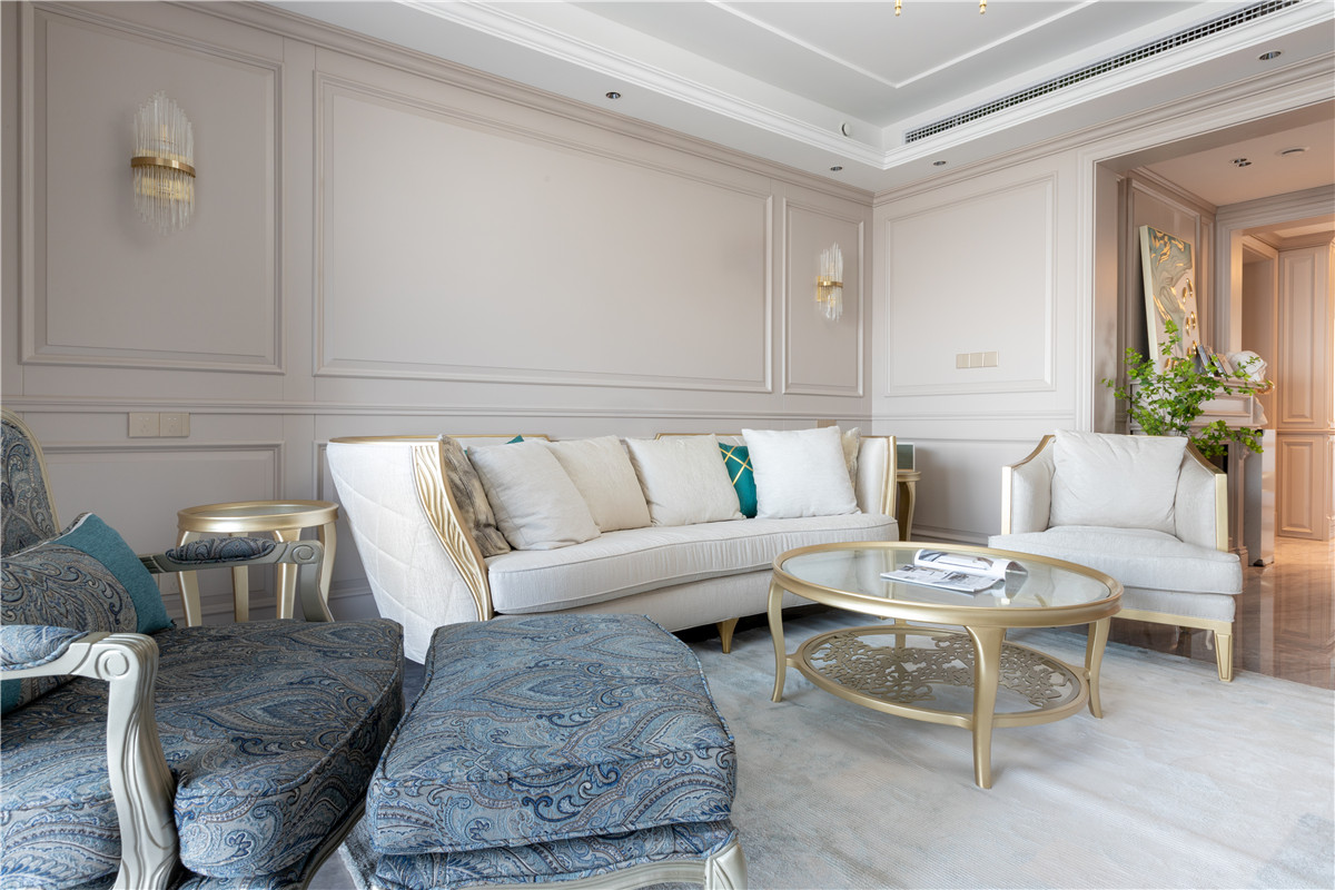 華發(fā)外灘首府美式輕奢風格裝修效果圖 華發(fā)外灘首府美式輕奢風格裝修效果圖