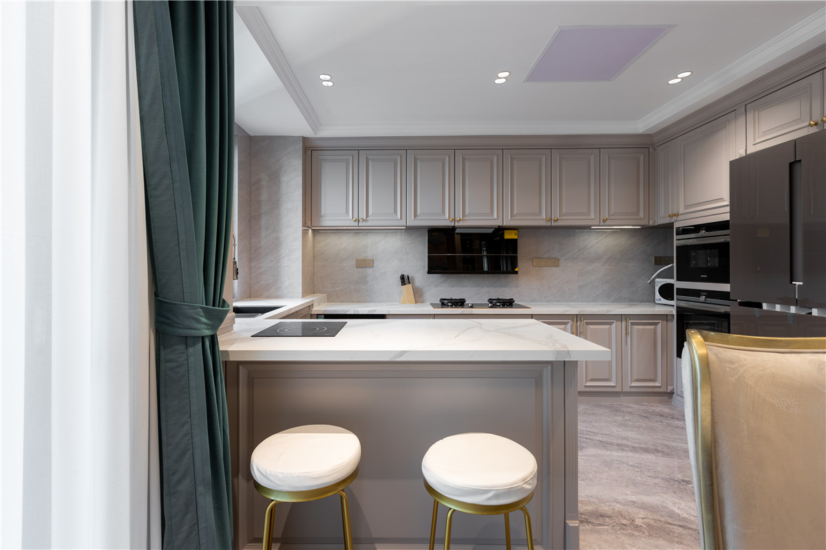 華發(fā)外灘首府美式輕奢風格裝修效果圖 華發(fā)外灘首府美式輕奢風格裝修效果圖