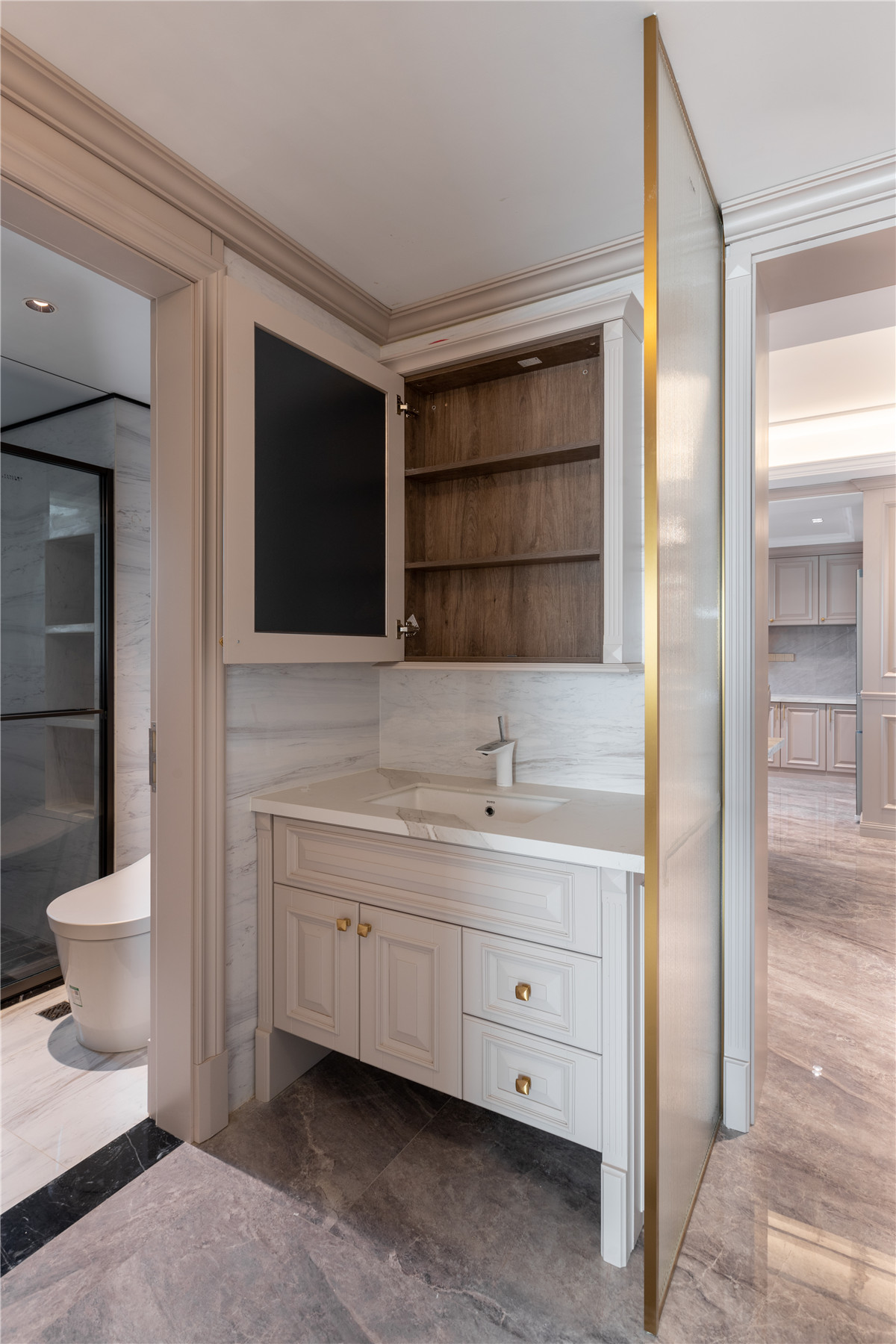 華發(fā)外灘首府美式輕奢風格裝修效果圖 華發(fā)外灘首府美式輕奢風格裝修效果圖