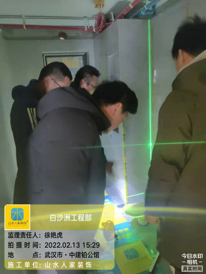 中建鉑公館裝修工地驗(yàn)收巡檢