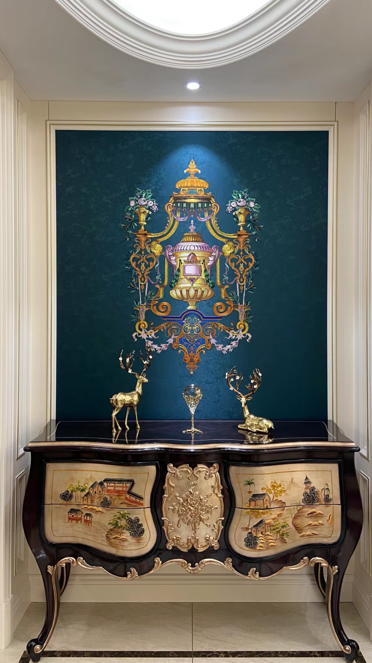 興華御水瀾灣180平新古典風(fēng)格裝修效果圖 興華御水瀾灣180平新古典風(fēng)格裝修效果圖