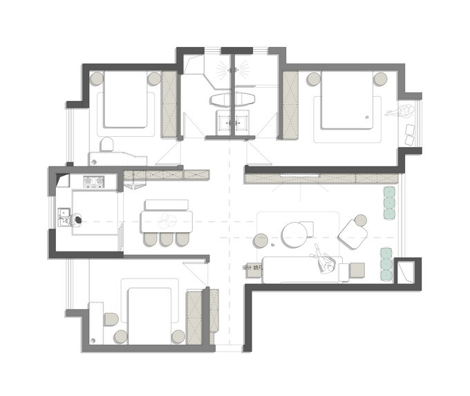 新華尚水灣現(xiàn)代極簡風格裝修效果圖 新華尚水灣現(xiàn)代極簡風格裝修效果圖