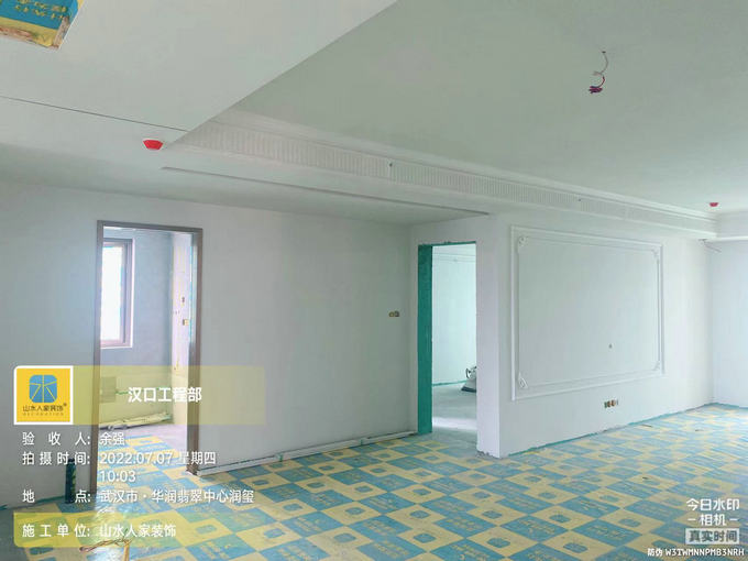 華潤(rùn)翡翠中心潤(rùn)璽主材安裝階段