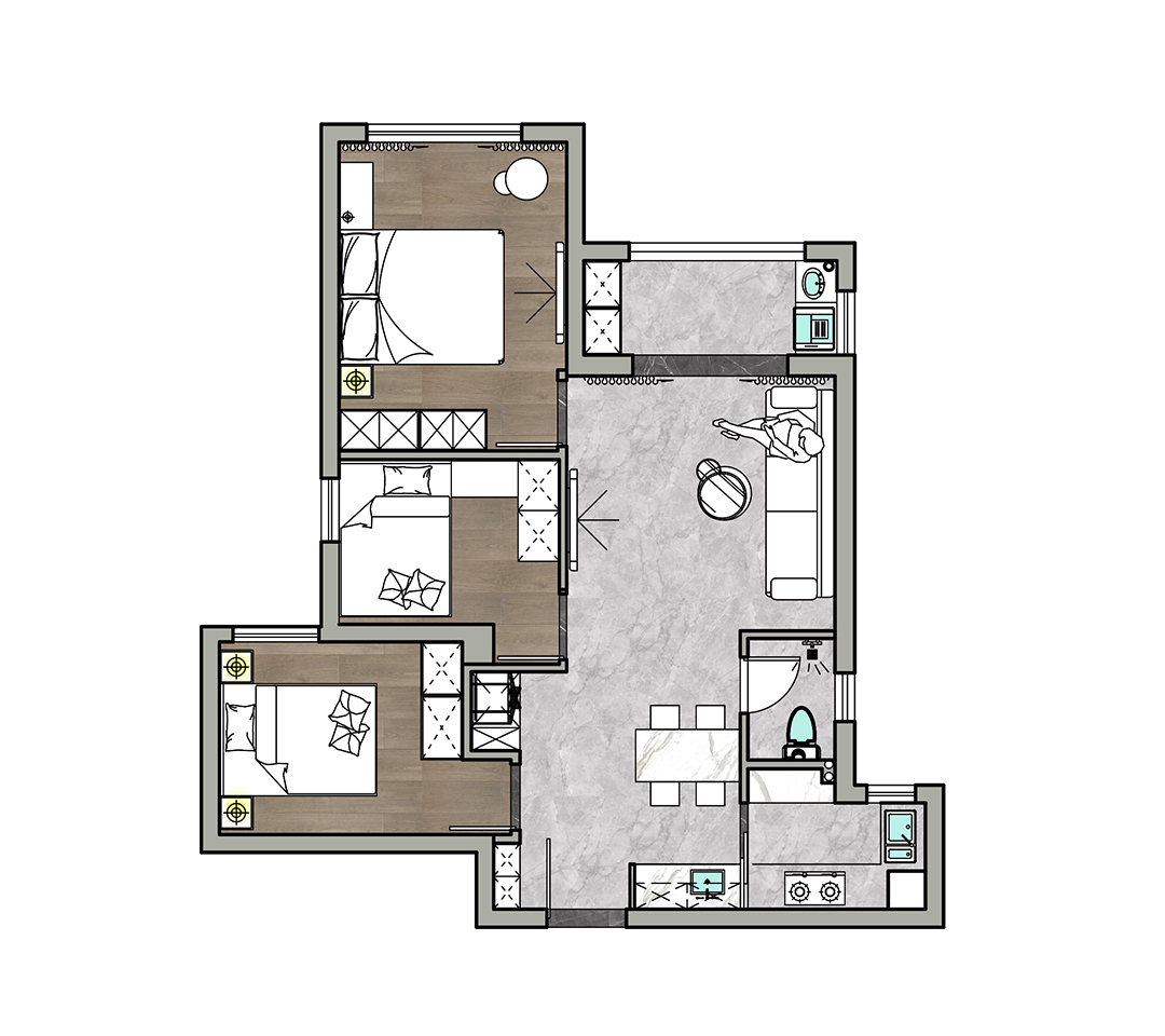 福星華府峯境現(xiàn)代簡約風格裝修效果圖 福星華府峯境現(xiàn)代簡約風格裝修效果圖