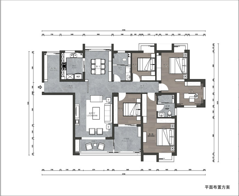 菩提苑200平現(xiàn)代風格裝修效果圖 菩提苑200平現(xiàn)代風格裝修效果圖