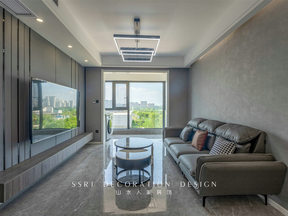 融創(chuàng)城90平現(xiàn)代風(fēng)格裝修效果圖 融創(chuàng)城90平現(xiàn)代風(fēng)格裝修效果圖