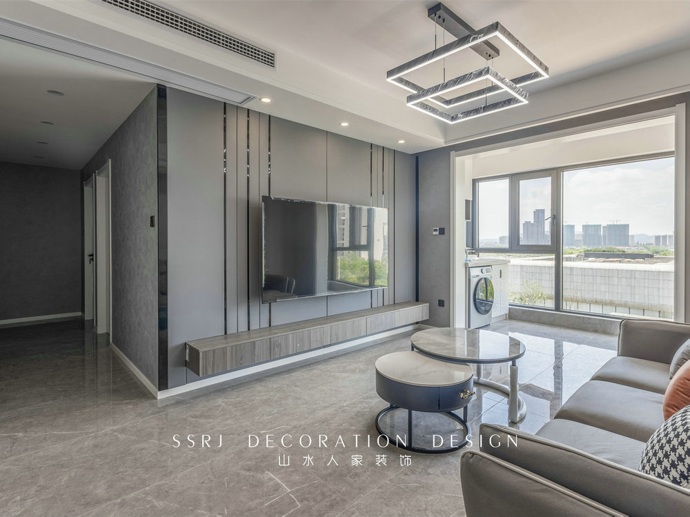 融創(chuàng)城90平現(xiàn)代風(fēng)格裝修效果圖 融創(chuàng)城90平現(xiàn)代風(fēng)格裝修效果圖