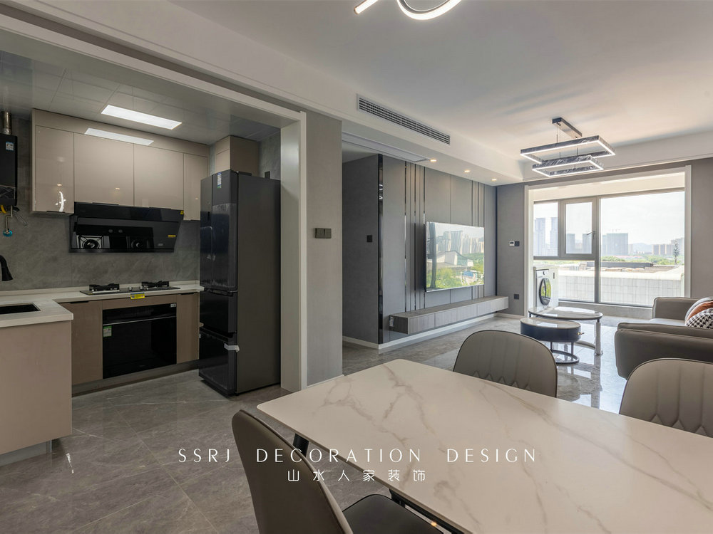 融創(chuàng)城90平現(xiàn)代風(fēng)格裝修效果圖 融創(chuàng)城90平現(xiàn)代風(fēng)格裝修效果圖