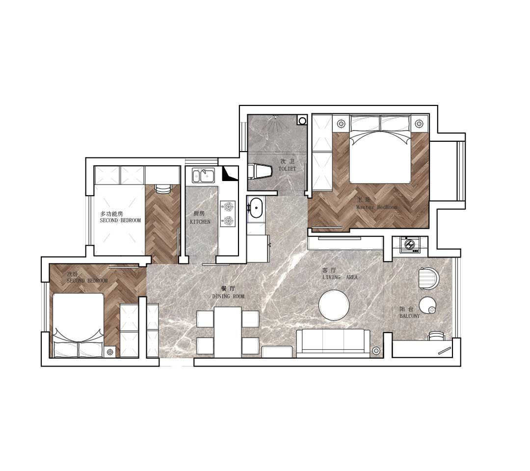 聯(lián)投花山郡97平現(xiàn)代風(fēng)格裝修效果圖 聯(lián)投花山郡97平現(xiàn)代風(fēng)格裝修效果圖