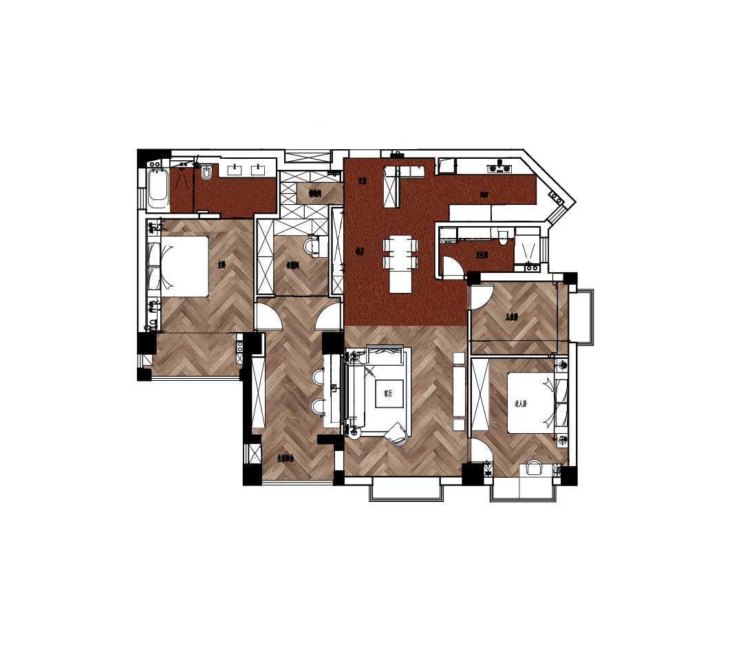 兩湖總都現(xiàn)代風(fēng)格裝修效果圖 兩湖總都現(xiàn)代風(fēng)格裝修效果圖