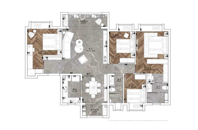 長存錦園北歐風(fēng)格裝修效果圖 長存錦園北歐風(fēng)格裝修效果圖