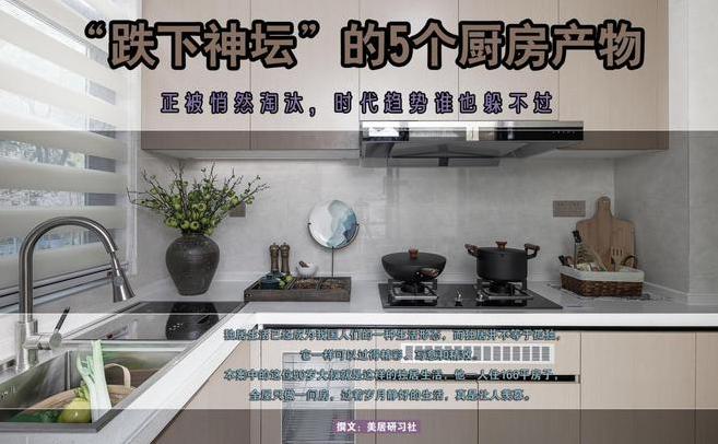 山水人家裝飾：“跌下神壇”的5個廚房產(chǎn)物，正被悄然淘汰，時代趨勢誰也躲不過