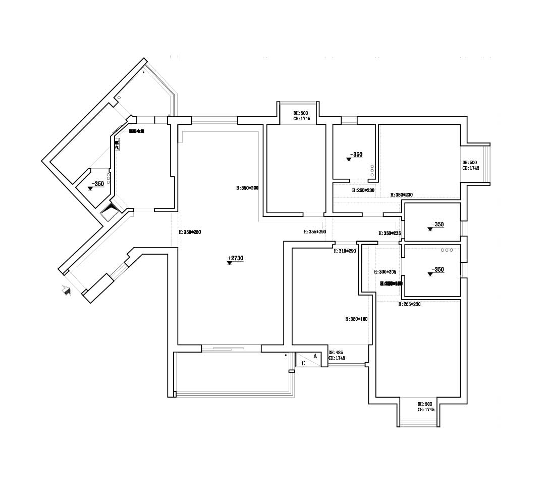 世紀江尚意式輕奢風格裝修效果圖