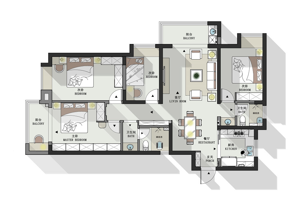一江璟城現(xiàn)代簡(jiǎn)約風(fēng)格裝修效果圖 一江璟城現(xiàn)代簡(jiǎn)約風(fēng)格裝修效果圖