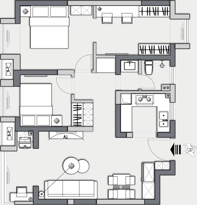 愛家名校華城簡約風(fēng)格裝修效果圖 愛家名校華城簡約風(fēng)格裝修效果圖