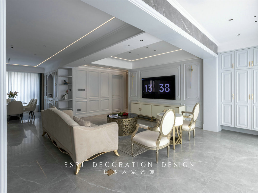 金色華府現(xiàn)代法式風(fēng)格實景裝修效果圖 金色華府現(xiàn)代法式風(fēng)格實景裝修效果圖