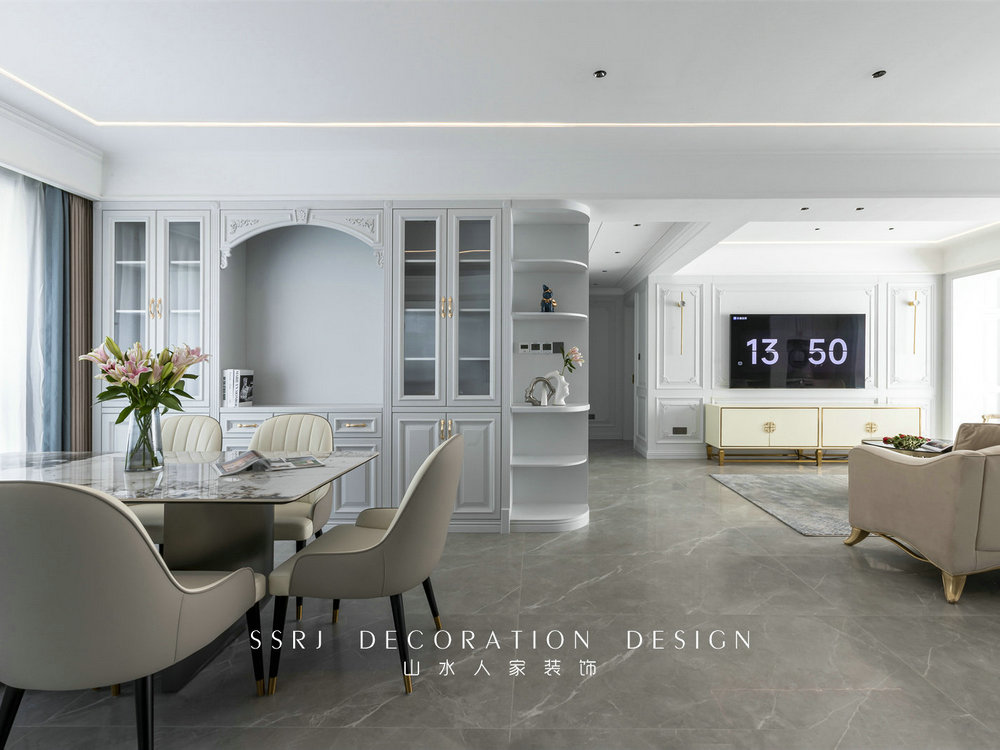 金色華府現(xiàn)代法式風(fēng)格實景裝修效果圖 金色華府現(xiàn)代法式風(fēng)格實景裝修效果圖