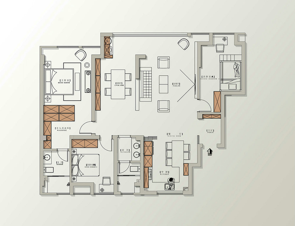 洺悅御府現(xiàn)代風(fēng)格實景裝修效果圖 洺悅御府現(xiàn)代風(fēng)格實景裝修效果圖