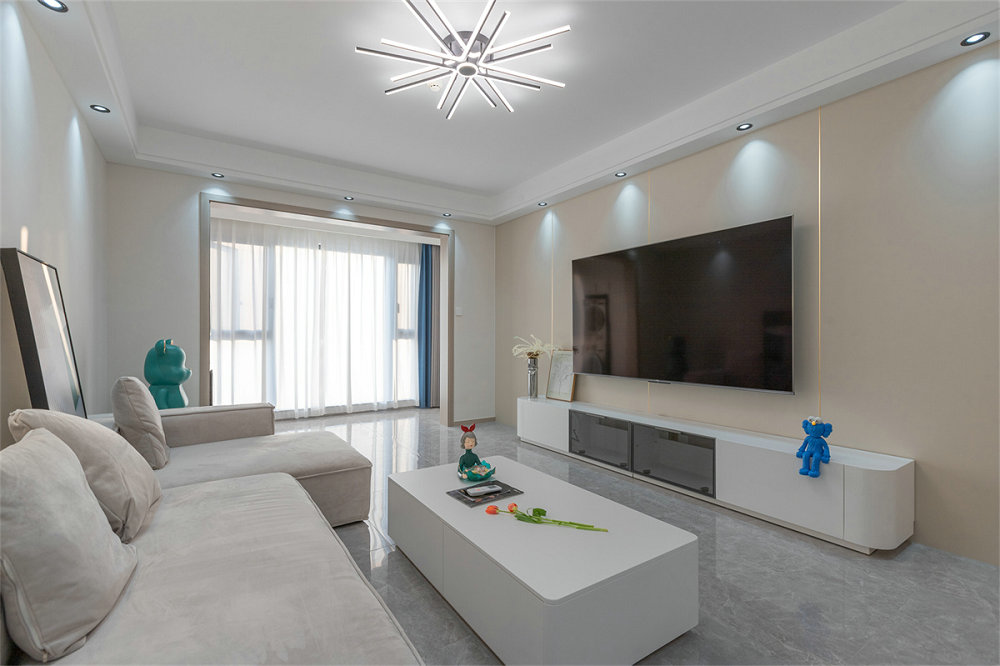 中建鉑公館105平現(xiàn)代簡約風(fēng)格裝修效果圖