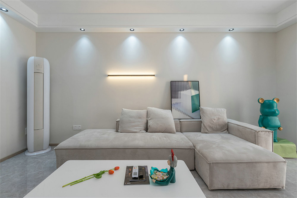 中建鉑公館105平現(xiàn)代簡約風(fēng)格裝修效果圖