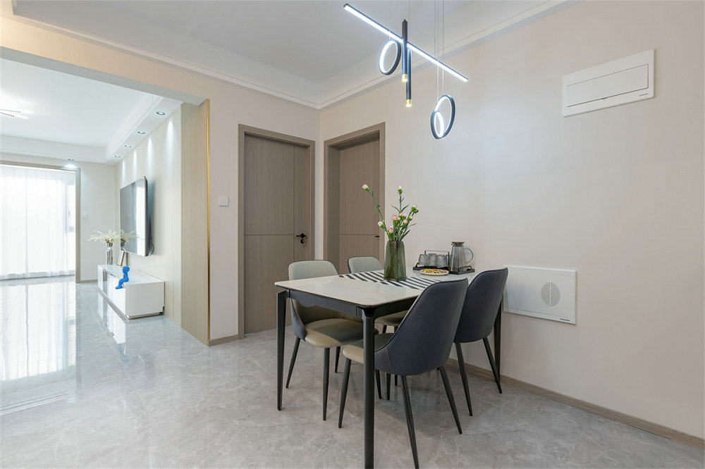 中建鉑公館105平現(xiàn)代簡約風(fēng)格裝修效果圖