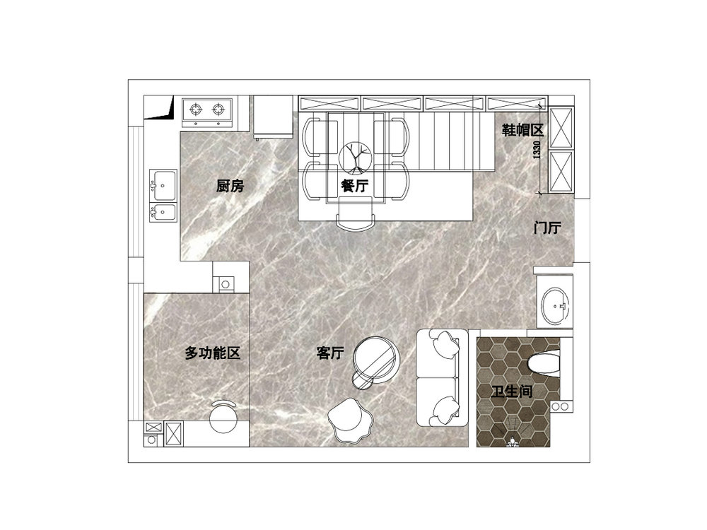 復地海上海現(xiàn)代風格loft裝修效果圖