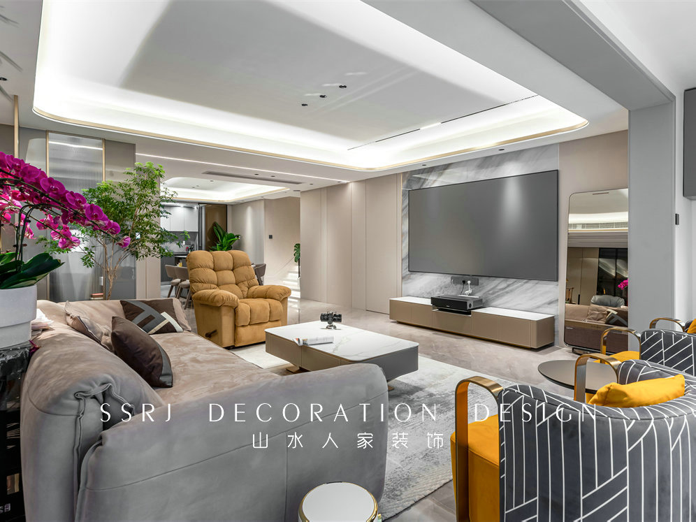 金地悅江時(shí)代220平復(fù)式現(xiàn)代風(fēng)格裝修效果圖 金地悅江時(shí)代220平復(fù)式現(xiàn)代風(fēng)格裝修效果圖