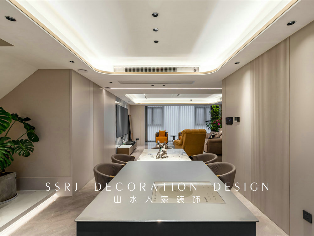 金地悅江時(shí)代220平復(fù)式現(xiàn)代風(fēng)格裝修效果圖 金地悅江時(shí)代220平復(fù)式現(xiàn)代風(fēng)格裝修效果圖