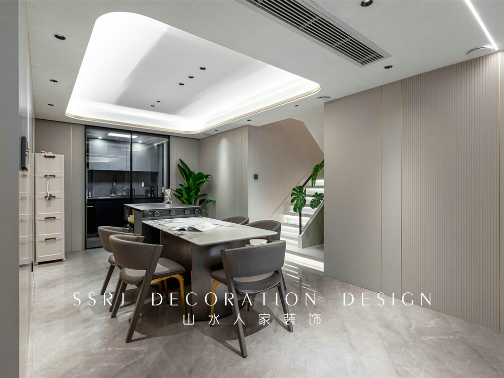 金地悅江時(shí)代220平復(fù)式現(xiàn)代風(fēng)格裝修效果圖 金地悅江時(shí)代220平復(fù)式現(xiàn)代風(fēng)格裝修效果圖