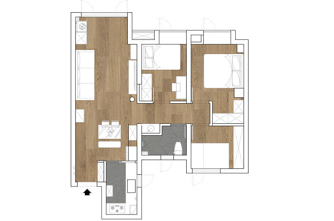 奧園濱江國際簡約風格裝修效果圖 奧園濱江國際簡約風格裝修效果圖