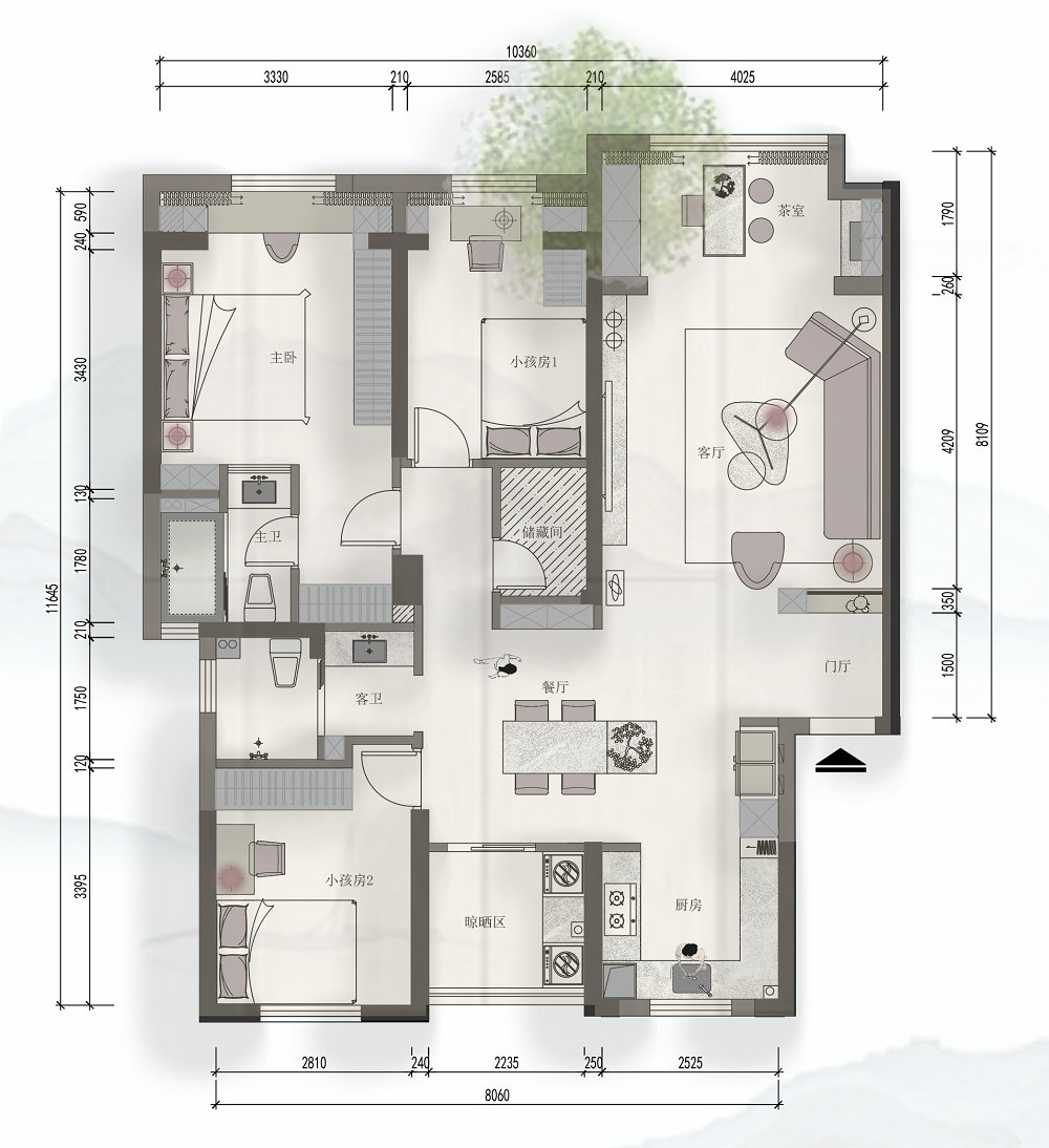 聯(lián)投花山郡現(xiàn)代簡約風(fēng)格裝修效果圖 聯(lián)投花山郡現(xiàn)代簡約風(fēng)格裝修效果圖