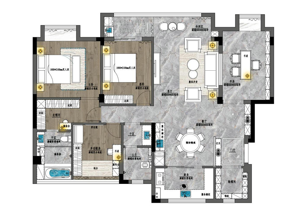 聯(lián)投光谷瑞園160平中式風格裝修效果圖 聯(lián)投光谷瑞園160平中式風格裝修效果圖