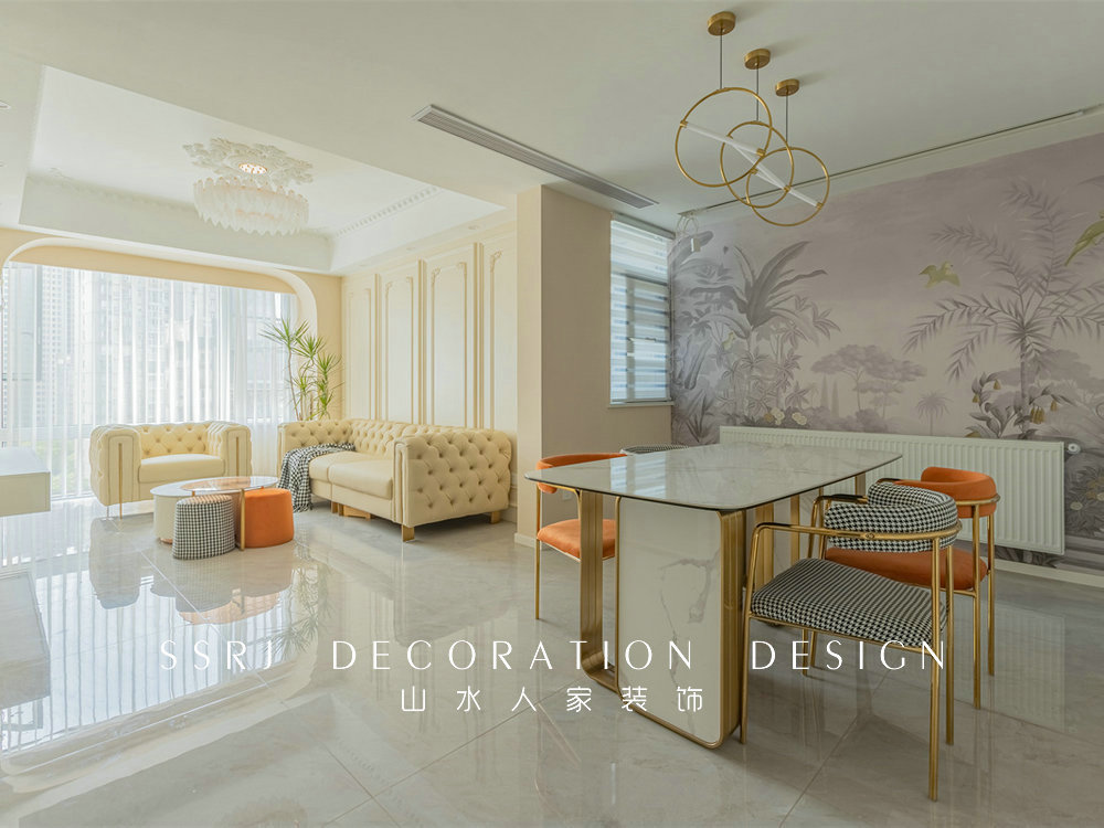 楊春湖景苑90平法式風格裝修效果圖 楊春湖景苑90平法式風格裝修效果圖