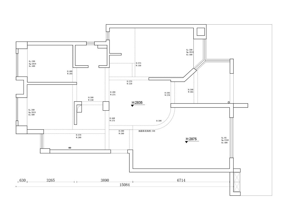 琴臺穎園124平現代風格裝修效果圖 琴臺穎園124平現代風格裝修效果圖