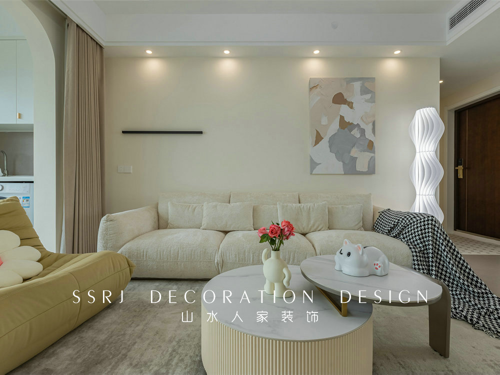 融創(chuàng)望江府133平現(xiàn)代簡約風格裝修效果圖