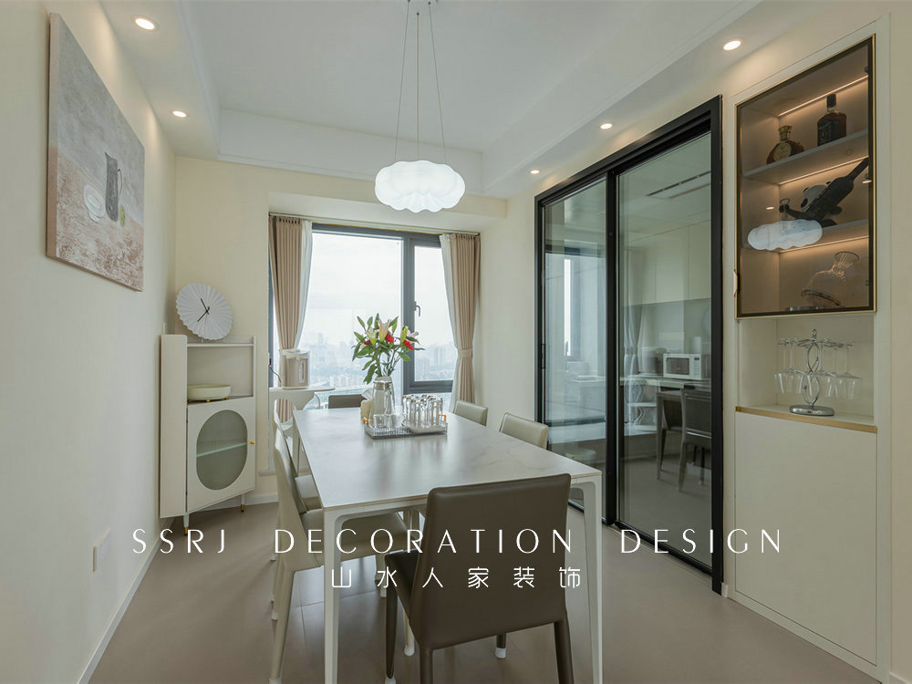 融創(chuàng)望江府133平現(xiàn)代簡約風格裝修效果圖