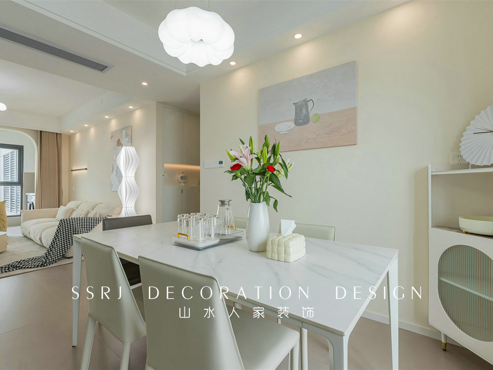 融創(chuàng)望江府133平現(xiàn)代簡約風格裝修效果圖