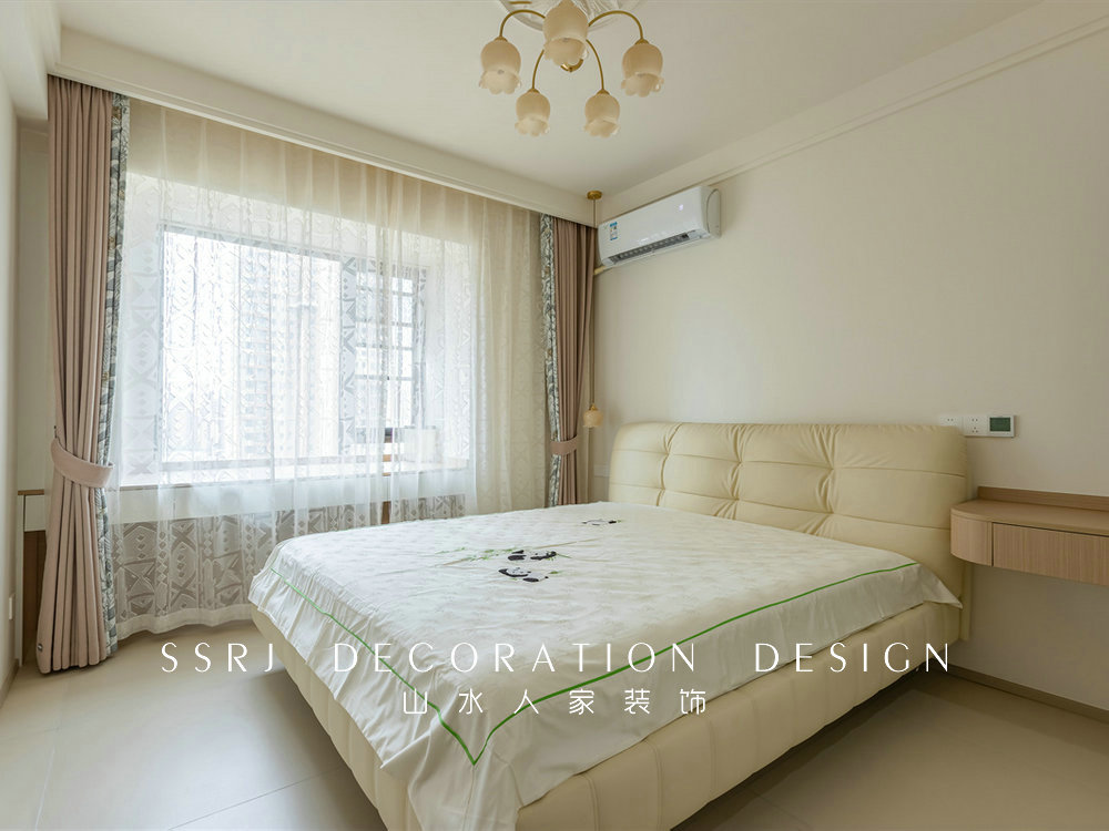 中建鉑公館106平簡(jiǎn)約奶油風(fēng)格裝修效果圖