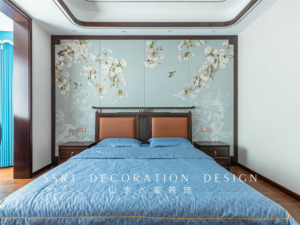 紐賓凱錦城280平新中式風格裝修效果圖