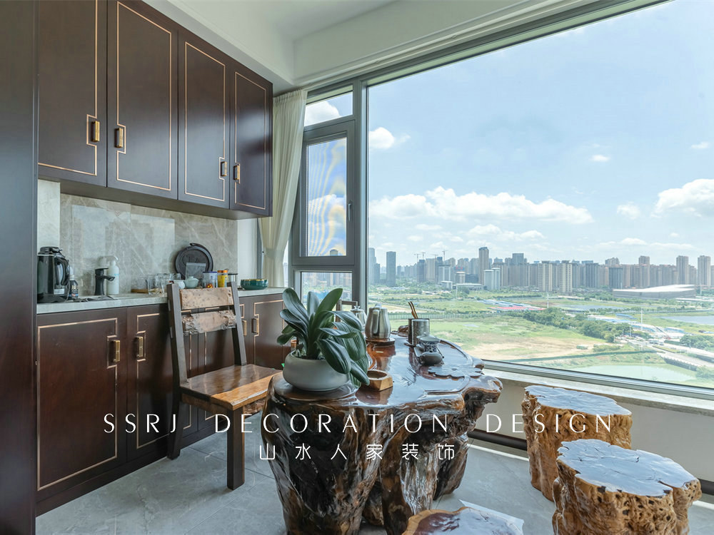 紐賓凱錦城280平新中式風格裝修效果圖