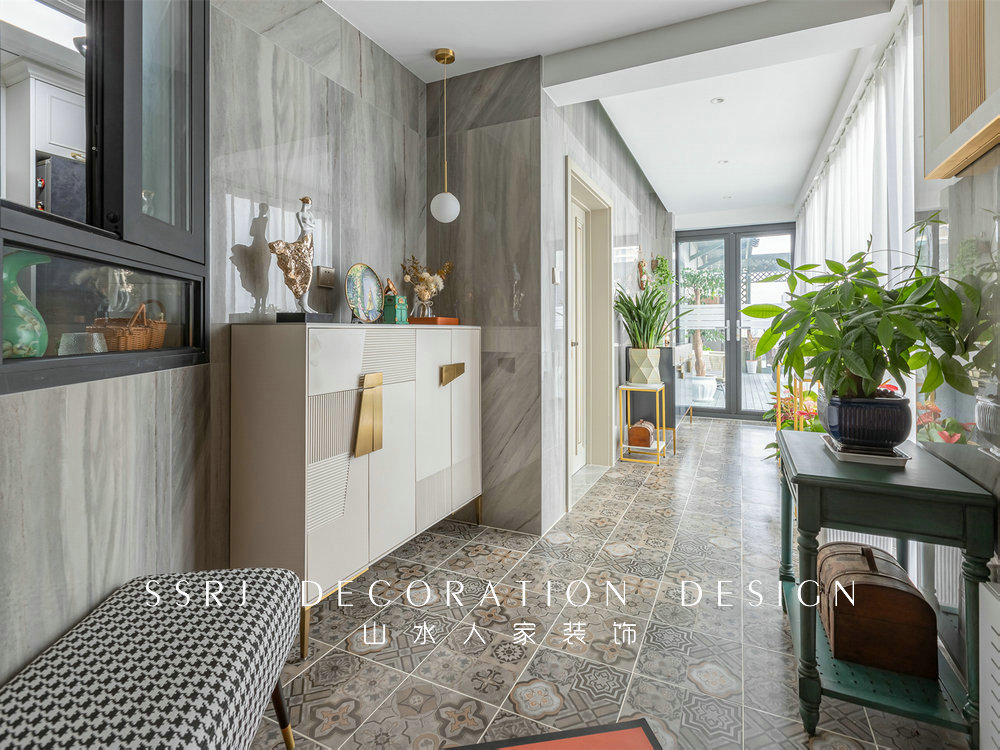 國博新城泊雅居160平美式輕奢風格裝修效果圖