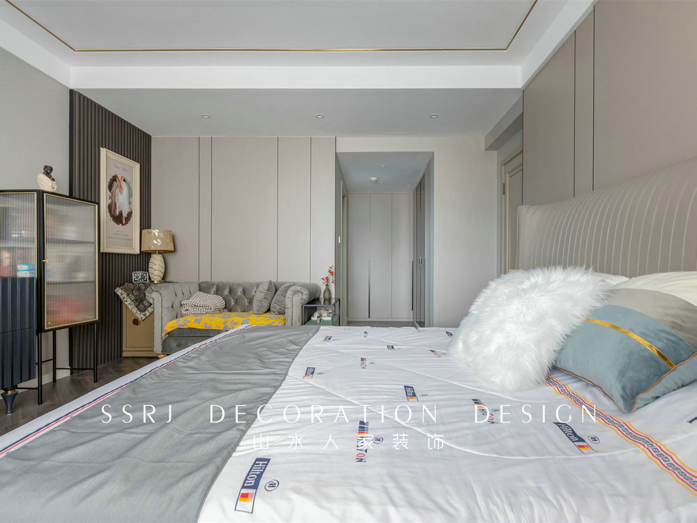 國博新城泊雅居160平美式輕奢風格裝修效果圖