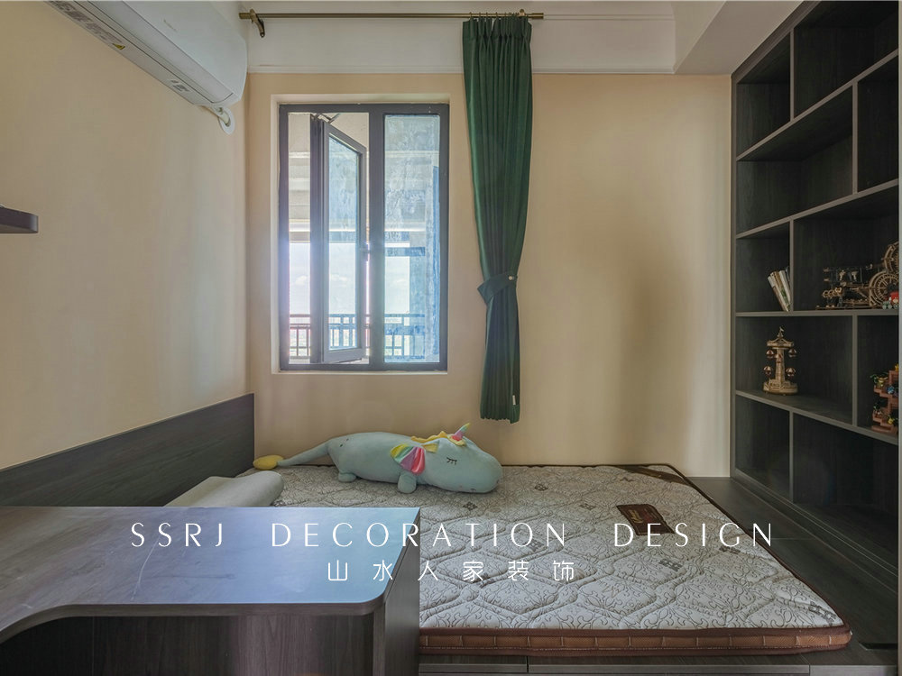 地鐵時代云上城88平中古風格裝修效果圖