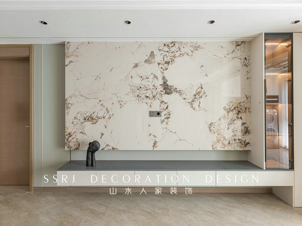 保利時代160平現(xiàn)代風格裝修效果圖