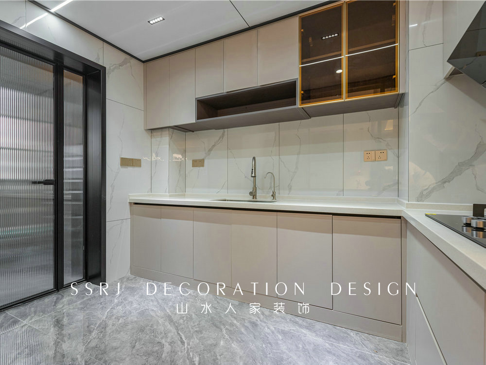 琨瑜府188平美式輕奢風格裝修效果圖