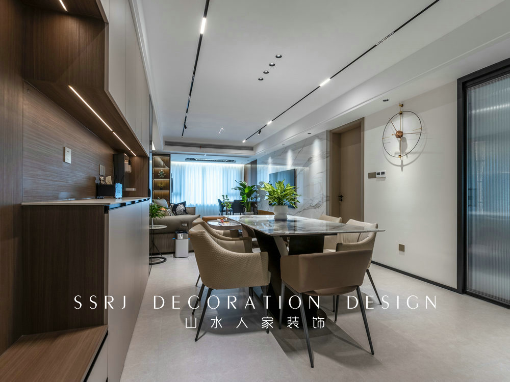 雙墩社區(qū)130平現(xiàn)代風(fēng)格裝修效果圖