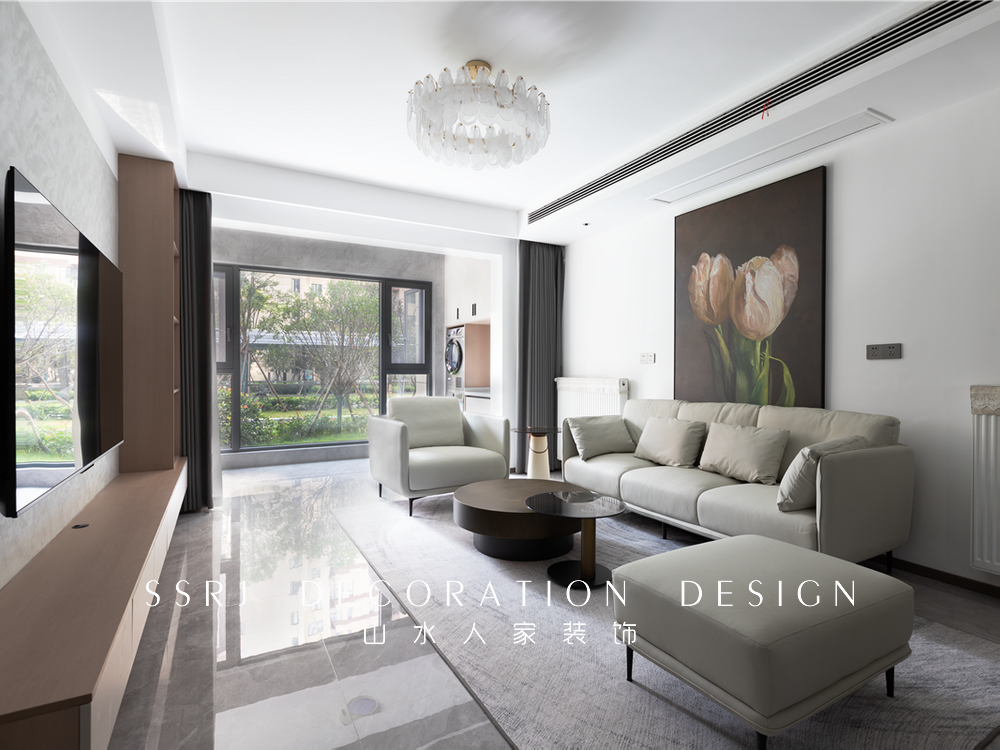 百秀城140平現(xiàn)代風格裝修效果圖