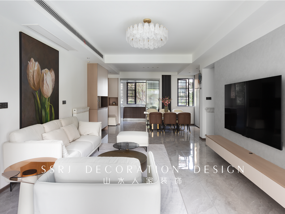 百秀城140平現(xiàn)代風格裝修效果圖